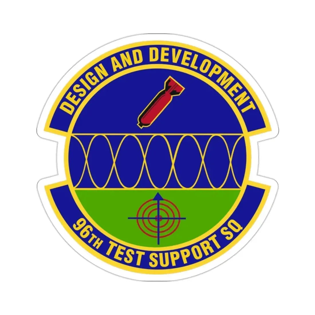 96th Test Support Squadron (U.S. Air Force) STICKER Vinyl Die-Cut Decal - The Sticker Space