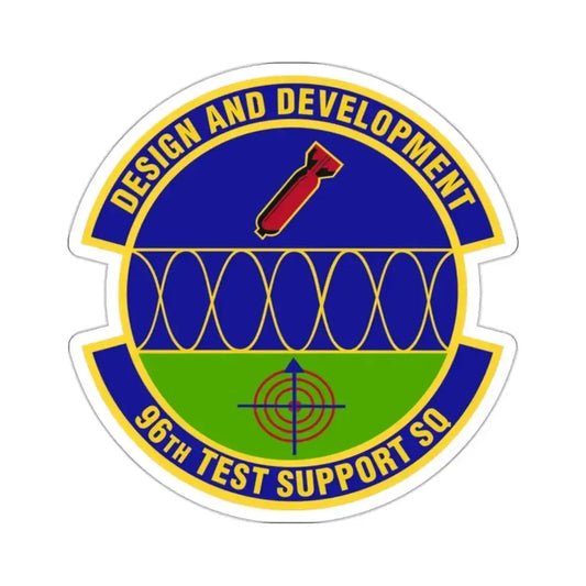 96th Test Support Squadron (U.S. Air Force) STICKER Vinyl Kiss-Cut Decal 2 Inch White - The Sticker Space