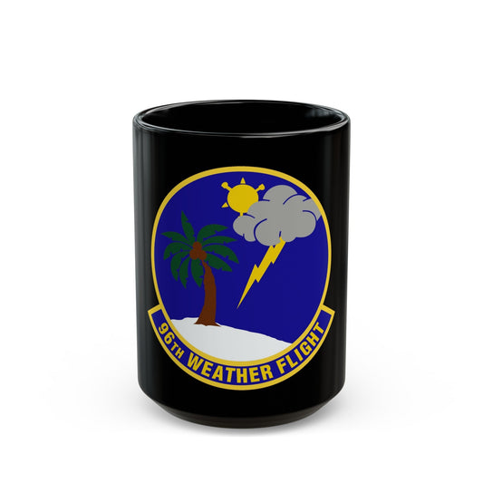 96th Weather Flight (U.S. Air Force) Black Coffee Mug-15oz-The Sticker Space