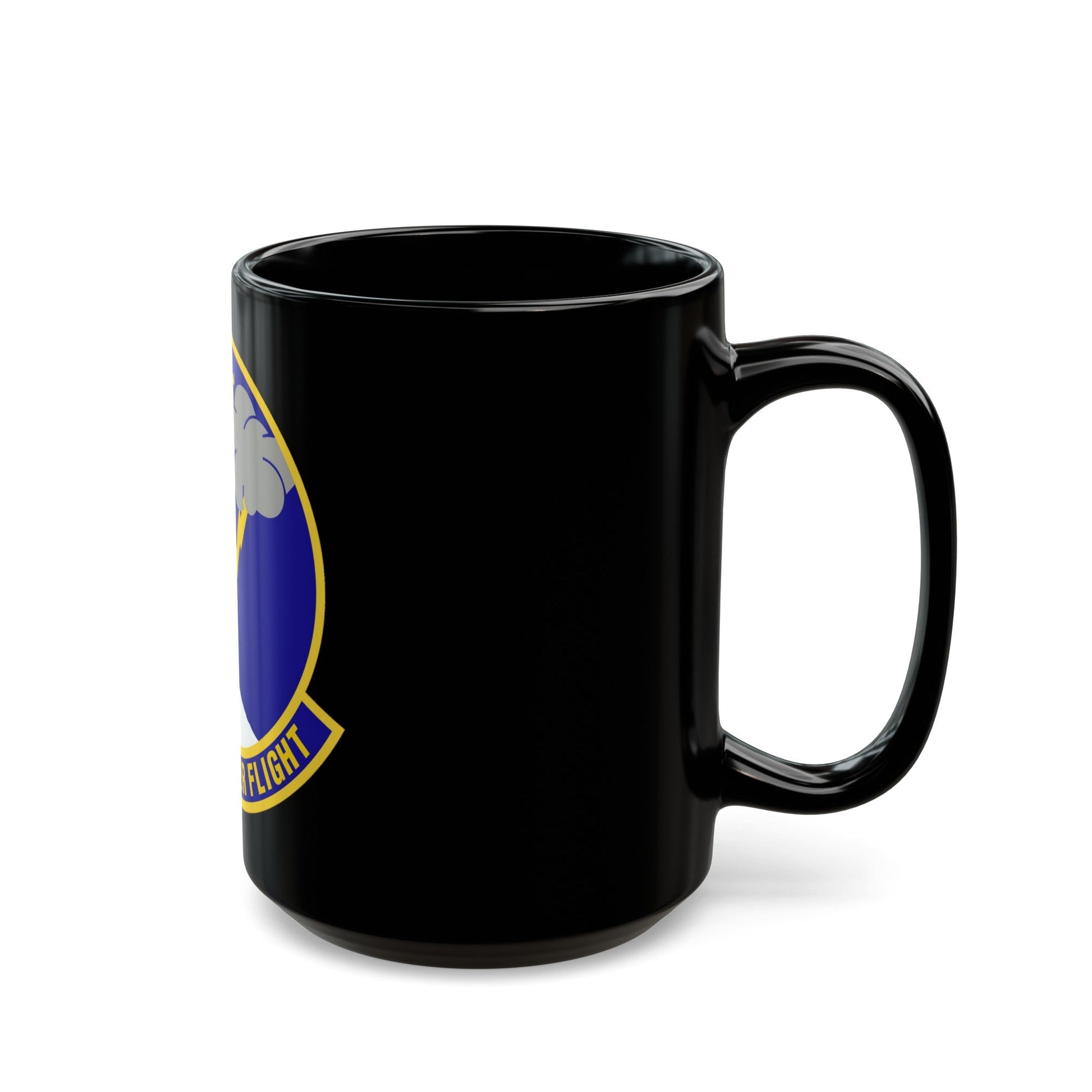 96th Weather Flight (U.S. Air Force) Black Coffee Mug-The Sticker Space