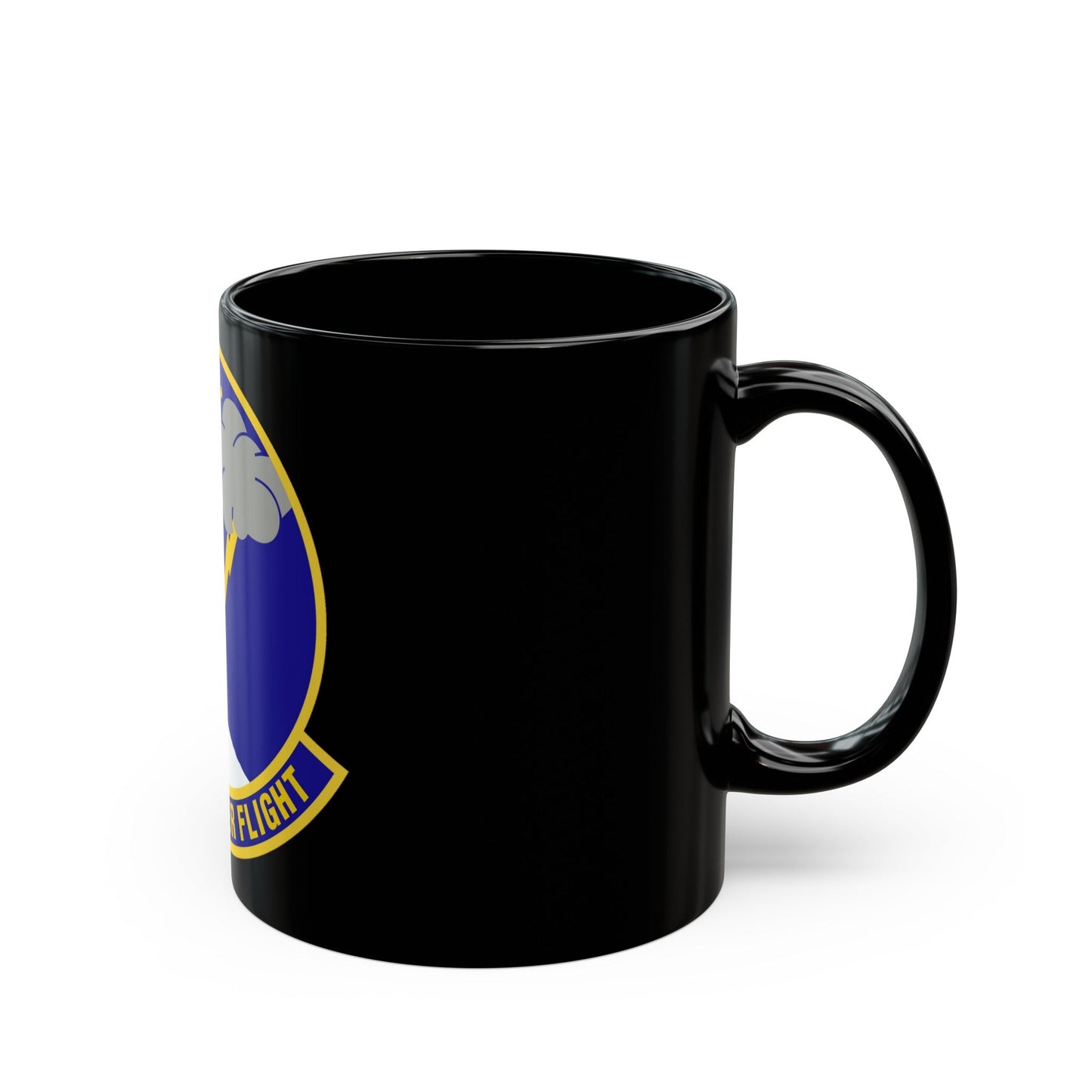 96th Weather Flight (U.S. Air Force) Black Coffee Mug-The Sticker Space