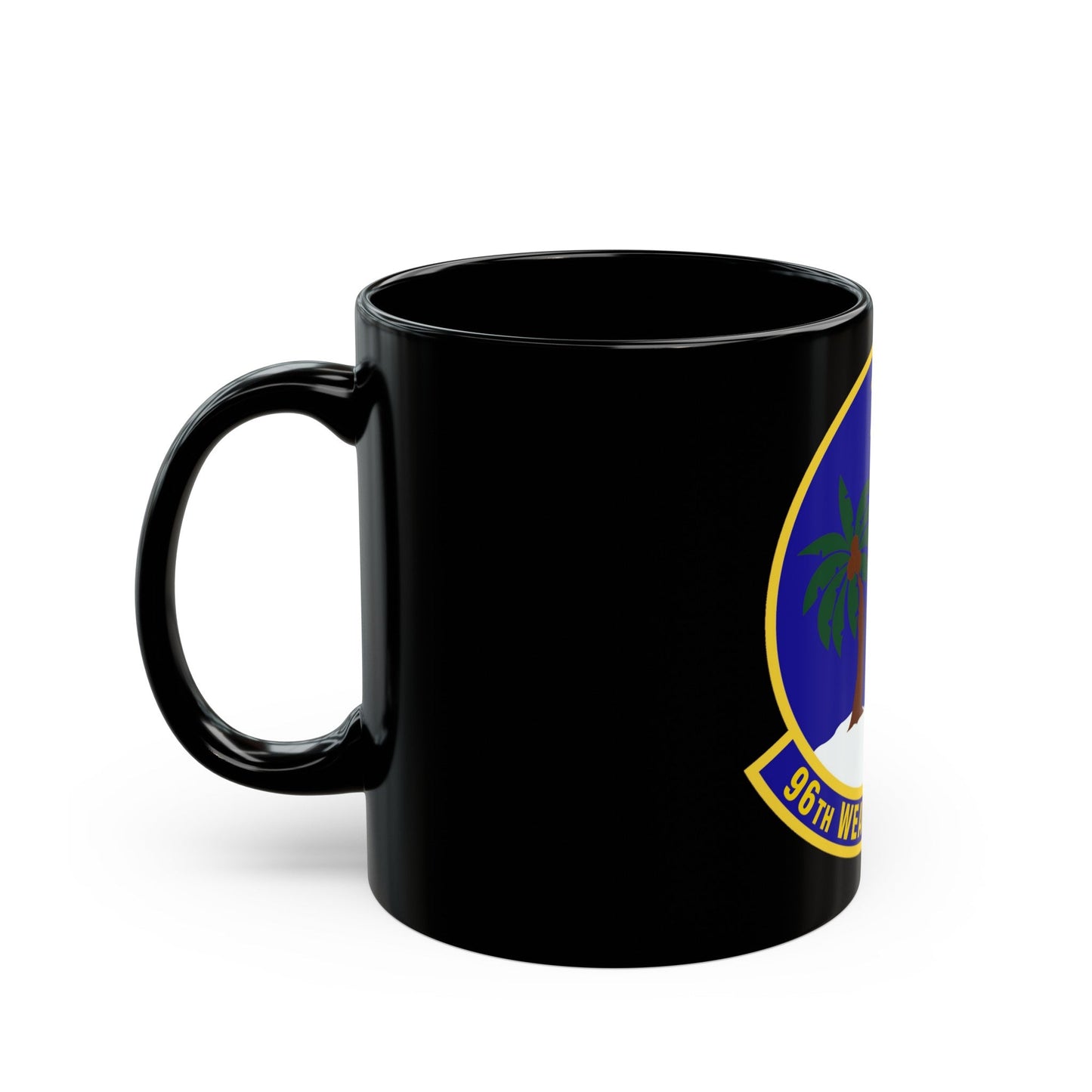 96th Weather Flight (U.S. Air Force) Black Coffee Mug-The Sticker Space