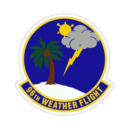 96th Weather Flight (U.S. Air Force) STICKER Vinyl Die-Cut Decal 5 Inch - The Sticker Space