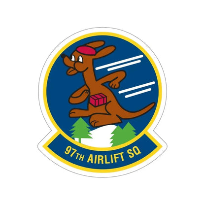 97 Airlift Squadron AFRC (U.S. Air Force) STICKER Vinyl Die-Cut Decal 5 Inch - The Sticker Space