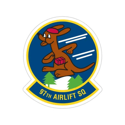 97 Airlift Squadron AFRC (U.S. Air Force) STICKER Vinyl Die-Cut Decal - The Sticker Space