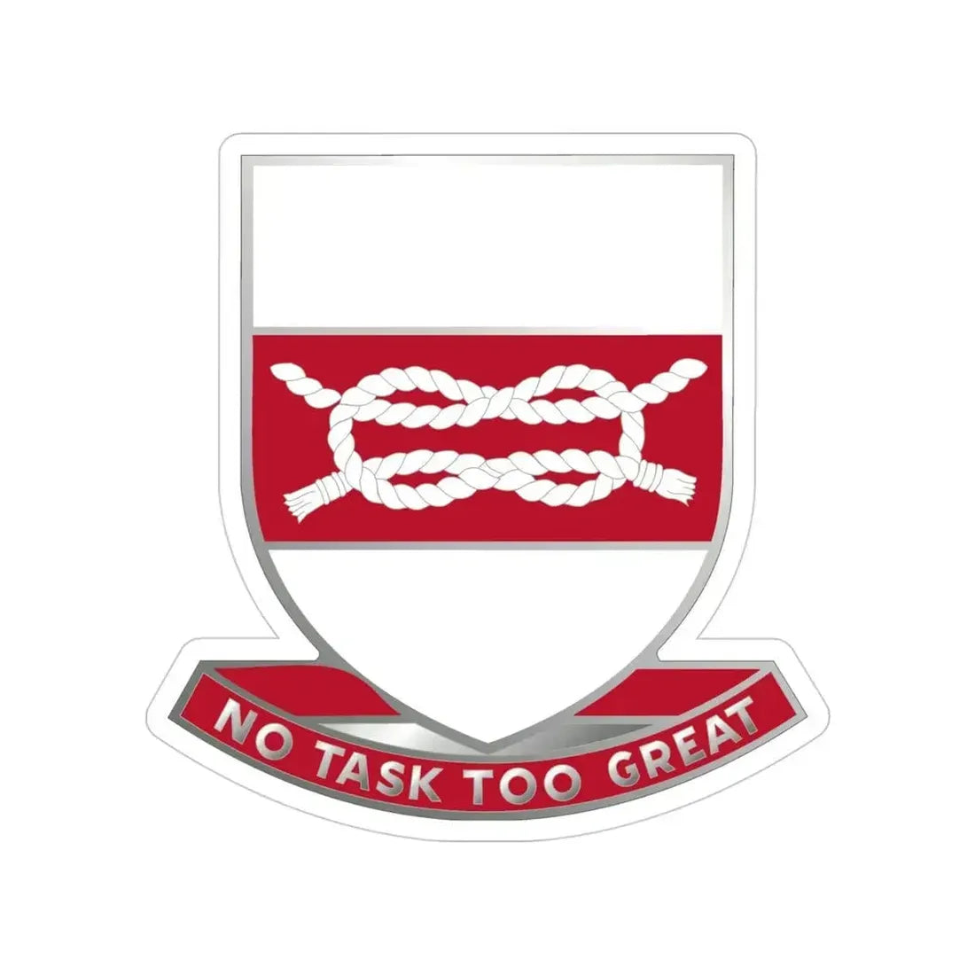 97 Engineer Battalion (U.S. Army) Transparent STICKER Die-Cut Vinyl Decal 4 Inch - The Sticker Space