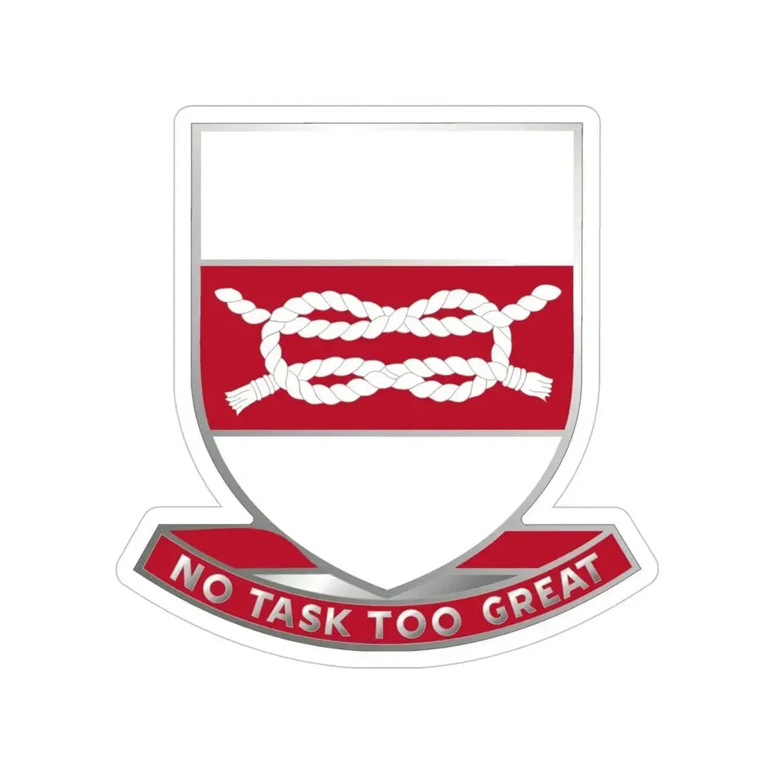 97 Engineer Battalion (U.S. Army) Transparent STICKER Die-Cut Vinyl Decal 5 Inch - The Sticker Space