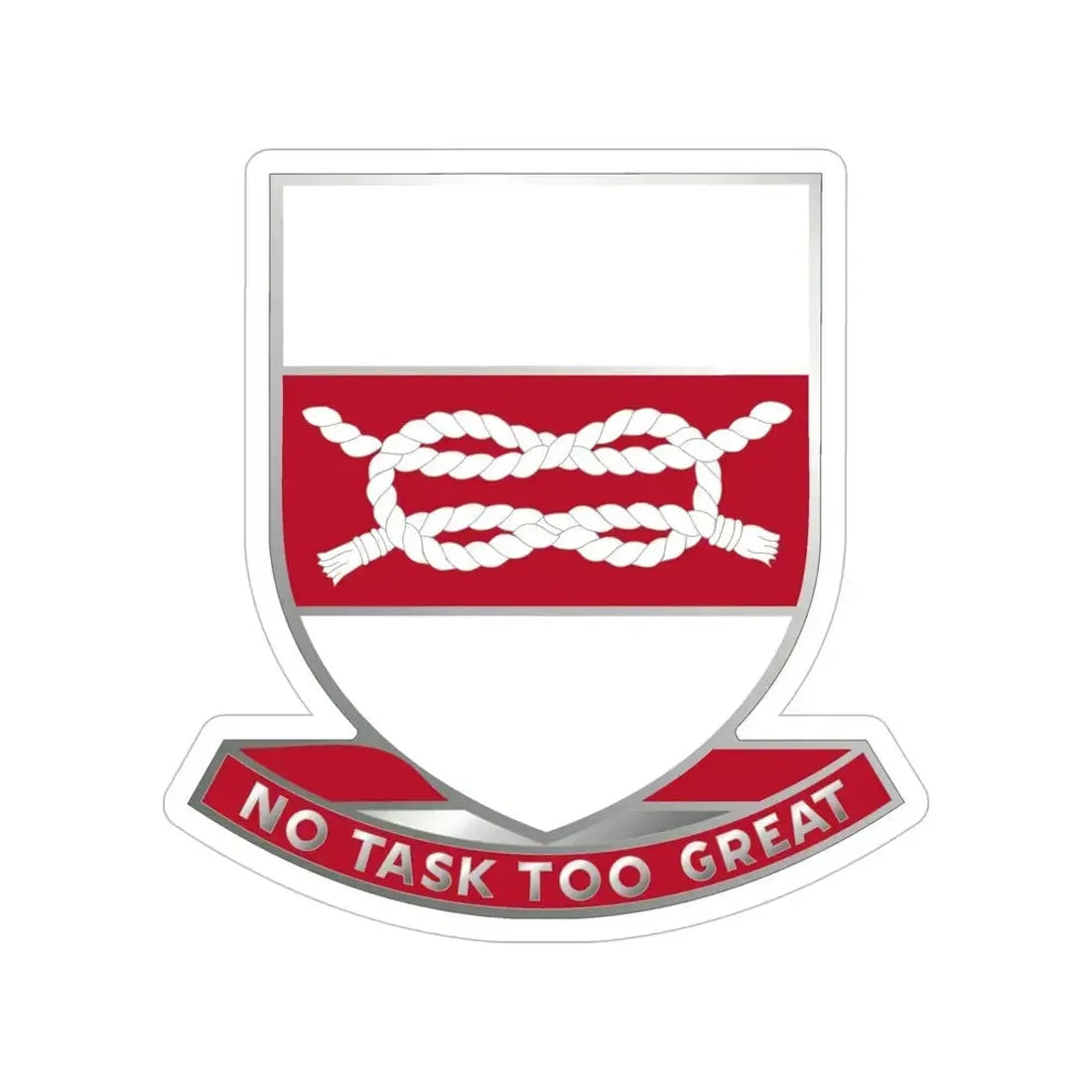 97 Engineer Battalion (U.S. Army) Transparent STICKER Die-Cut Vinyl Decal 6 Inch - The Sticker Space