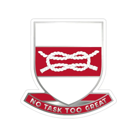 97 Engineer Battalion (U.S. Army) Transparent STICKER Die-Cut Vinyl Decal 6 Inch - The Sticker Space