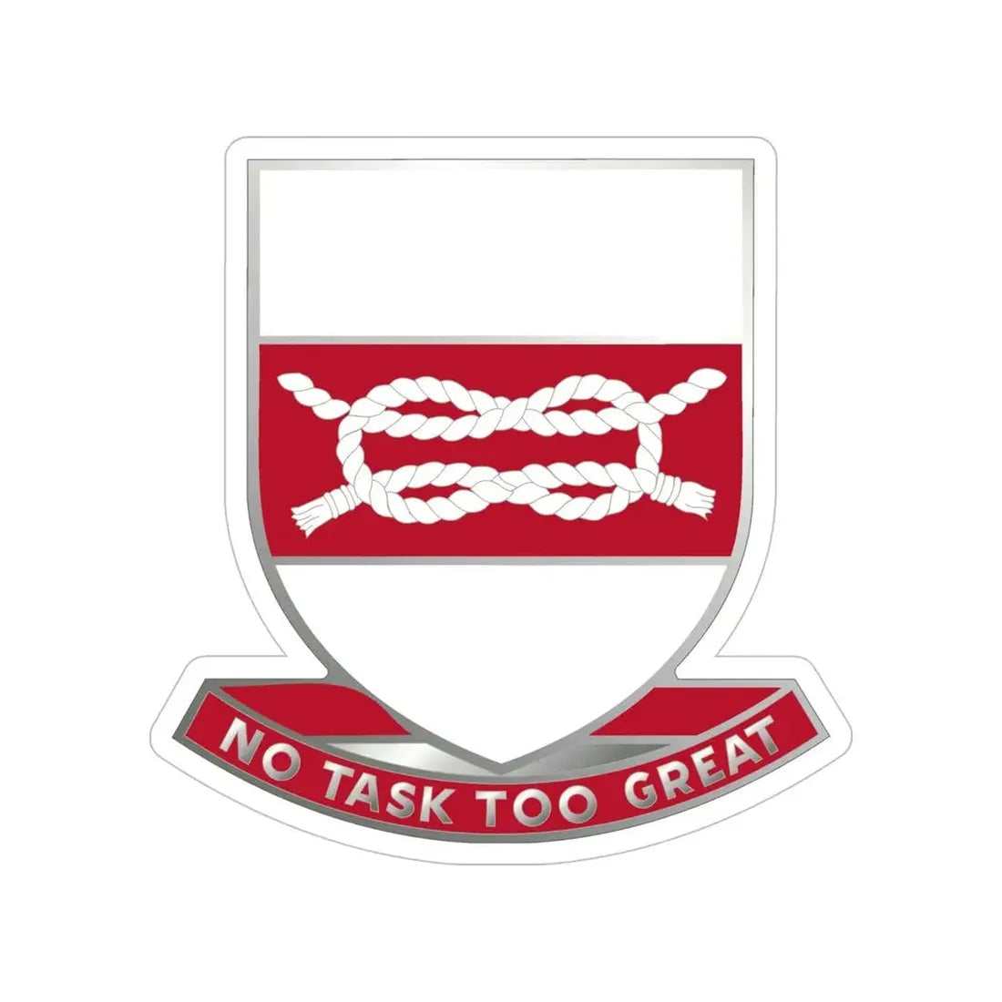 97 Engineer Battalion (U.S. Army) Transparent STICKER Die-Cut Vinyl Decal - The Sticker Space