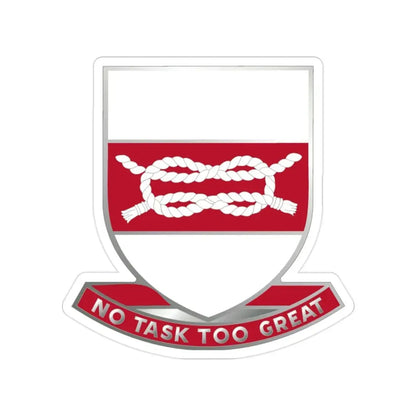 97 Engineer Battalion (U.S. Army) Transparent STICKER Die-Cut Vinyl Decal - The Sticker Space