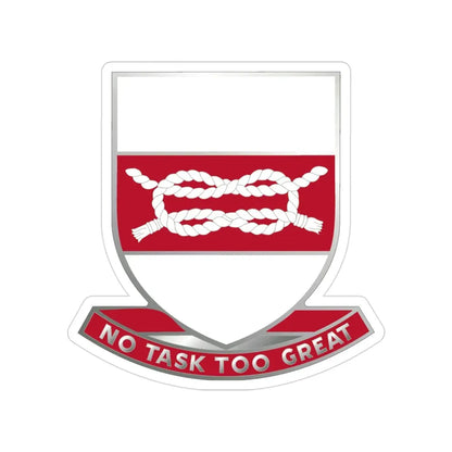 97 Engineer Battalion (U.S. Army) Transparent STICKER Die-Cut Vinyl Decal - The Sticker Space