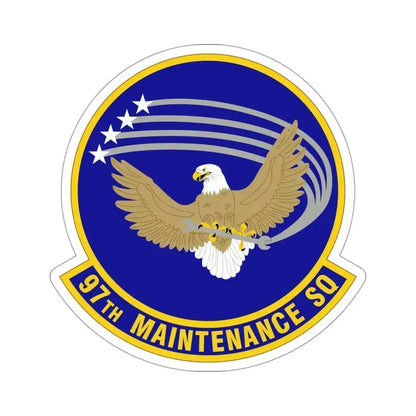 97 Maintenance Squadron AETC (U.S. Air Force) STICKER Vinyl Die-Cut Decal 4 Inch - The Sticker Space