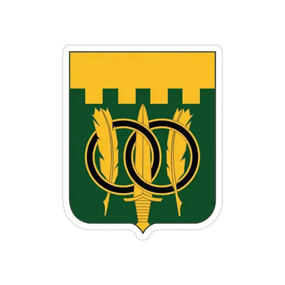 97 Military Police Battalion 2 (U.S. Army) REVERSE PRINT Transparent Die-Cut STICKER - The Sticker Space