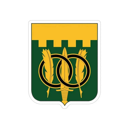 97 Military Police Battalion 2 (U.S. Army) REVERSE PRINT Transparent Die-Cut STICKER - The Sticker Space