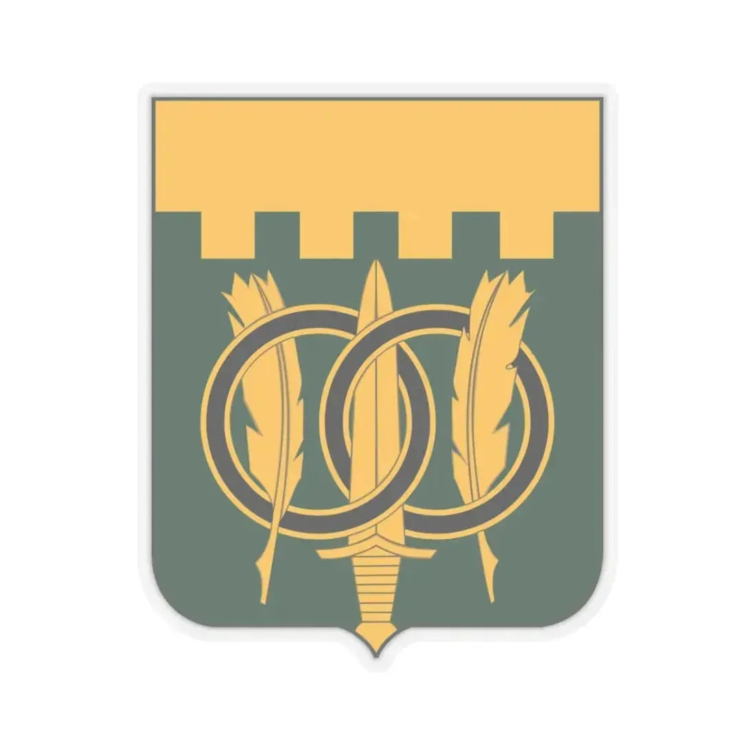 97 Military Police Battalion 2 (U.S. Army) STICKER Vinyl Kiss-Cut Decal 3 Inch Transparent - The Sticker Space