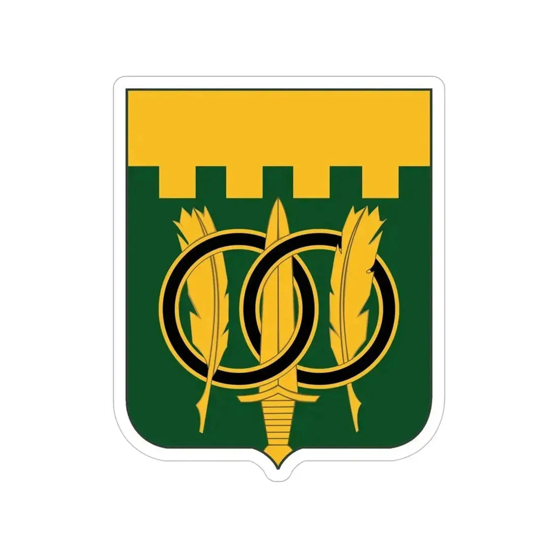 97 Military Police Battalion 2 (U.S. Army) Transparent STICKER Die-Cut Vinyl Decal - The Sticker Space