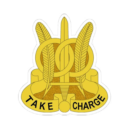 97 Military Police Battalion (U.S. Army) STICKER Vinyl Kiss-Cut Decal 4 Inch White - The Sticker Space