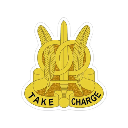 97 Military Police Battalion (U.S. Army) Transparent STICKER Die-Cut Vinyl Decal 4 Inch - The Sticker Space