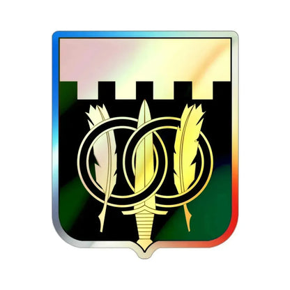 97 Military Police Battalion v2 (U.S. Army) Holographic STICKER Die-Cut Vinyl Decal 2 Inch Holographic - The Sticker Space