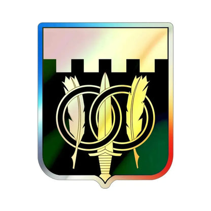 97 Military Police Battalion v2 (U.S. Army) Holographic STICKER Die-Cut Vinyl Decal 4 Inch Holographic - The Sticker Space