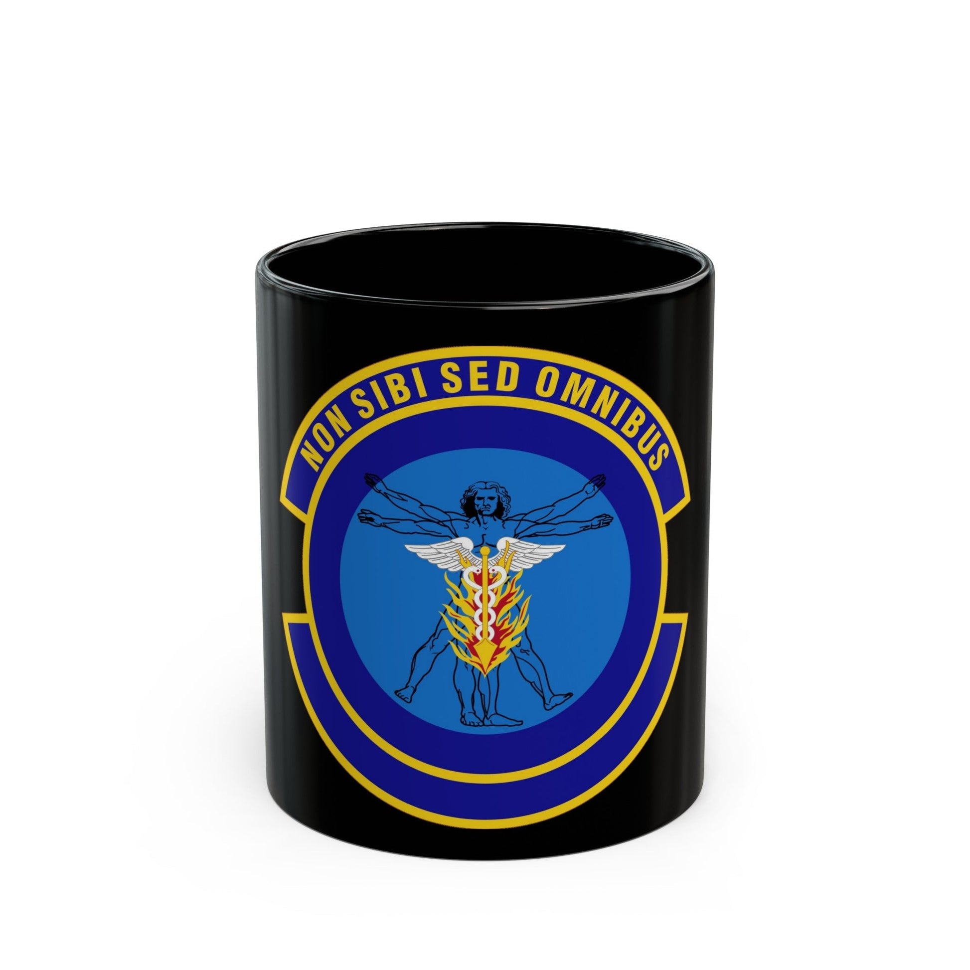 97 Operational Medical Readiness Squadron AETC (U.S. Air Force) Black Coffee Mug-11oz-The Sticker Space