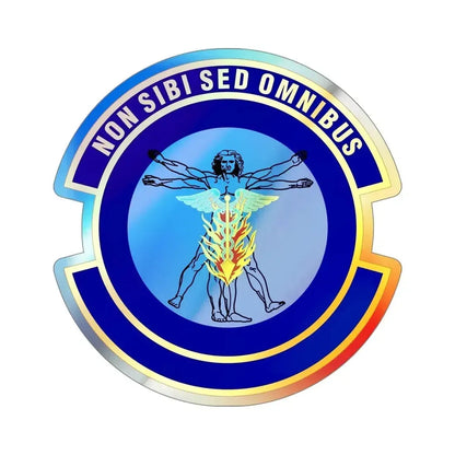 97 Operational Medical Readiness Squadron AETC (U.S. Air Force) Holographic STICKER Die-Cut Vinyl Decal 5 Inch Holographic - The Sticker Space