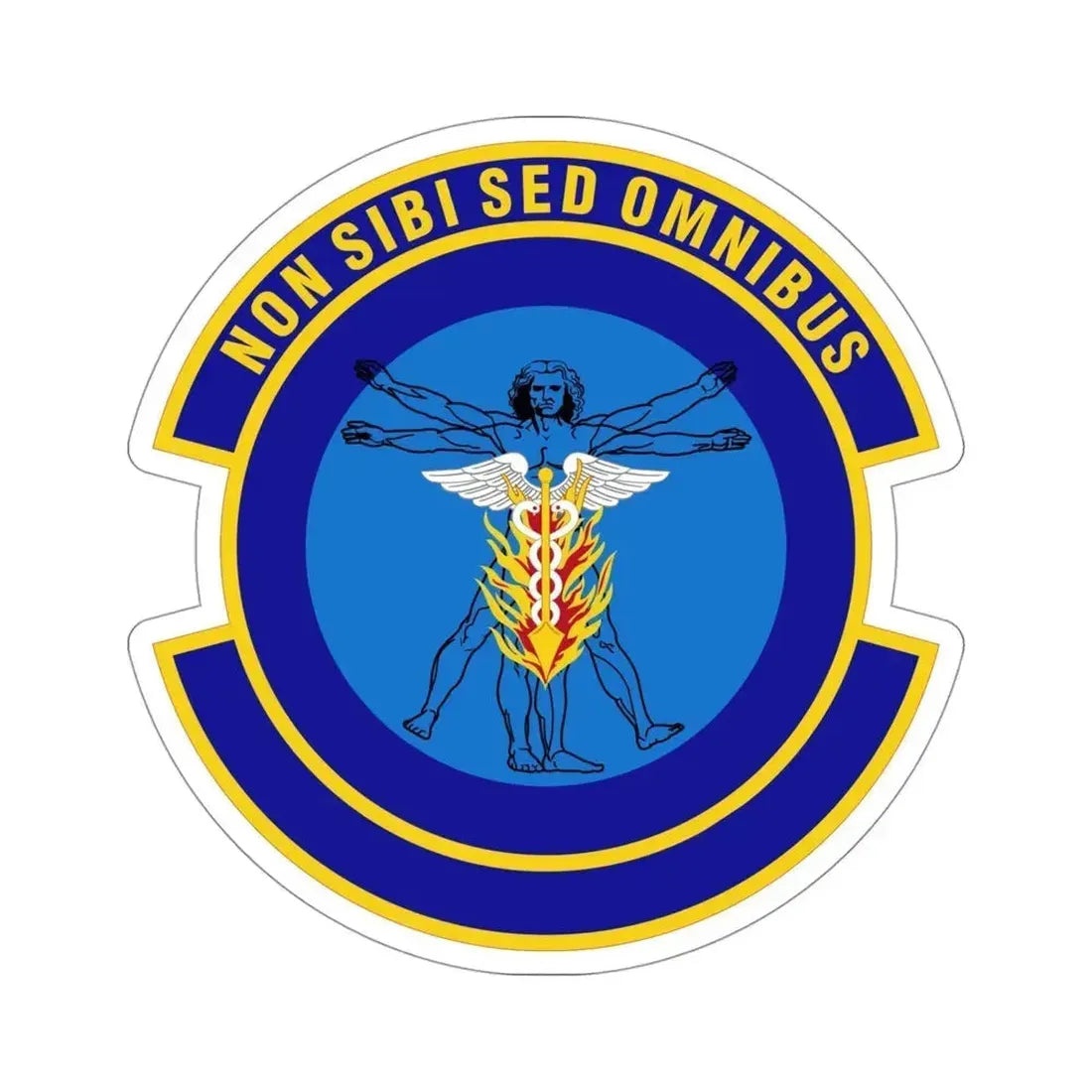 97 Operational Medical Readiness Squadron AETC (U.S. Air Force) STICKER Vinyl Die-Cut Decal 4 Inch - The Sticker Space