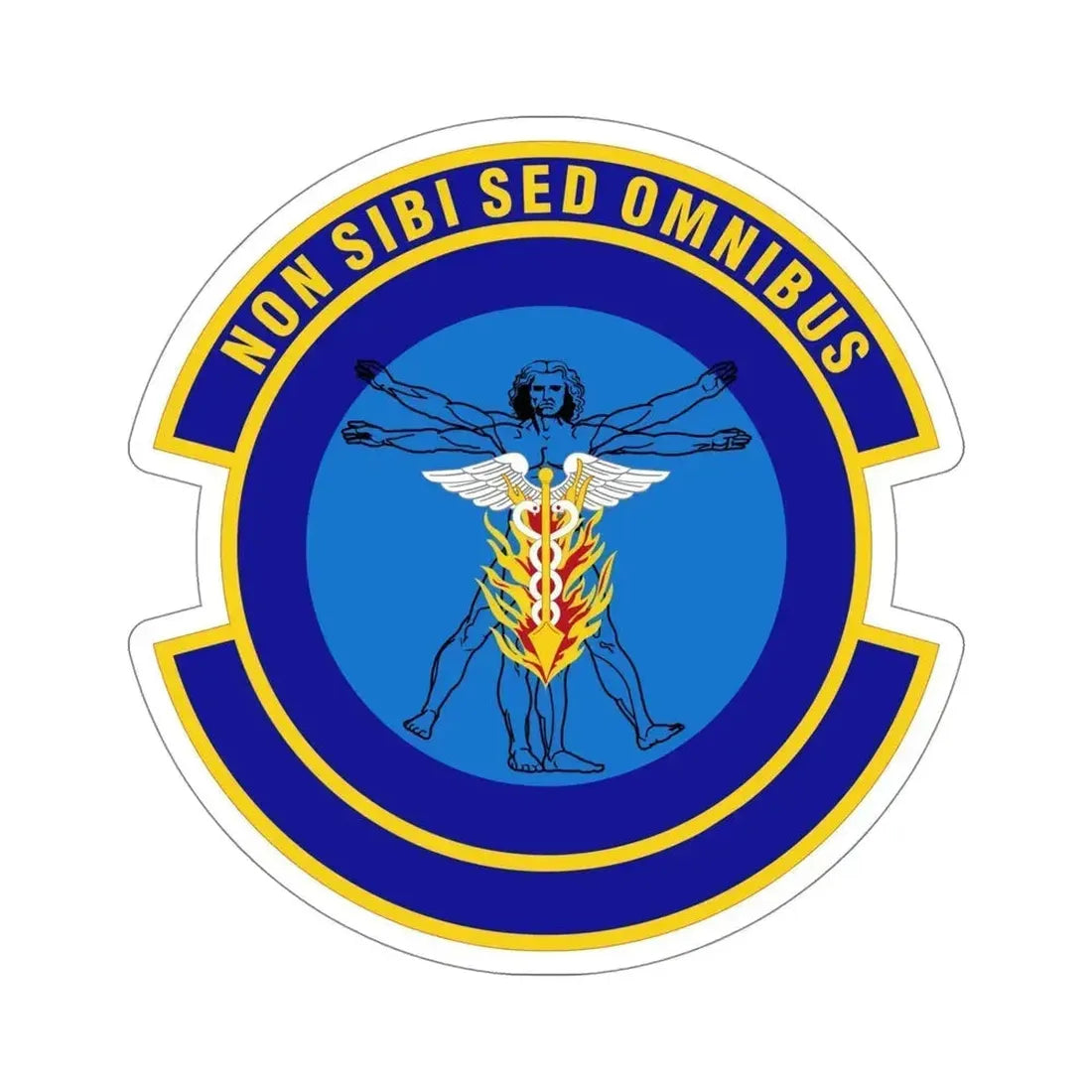 97 Operational Medical Readiness Squadron AETC (U.S. Air Force) STICKER Vinyl Die-Cut Decal 5 Inch - The Sticker Space