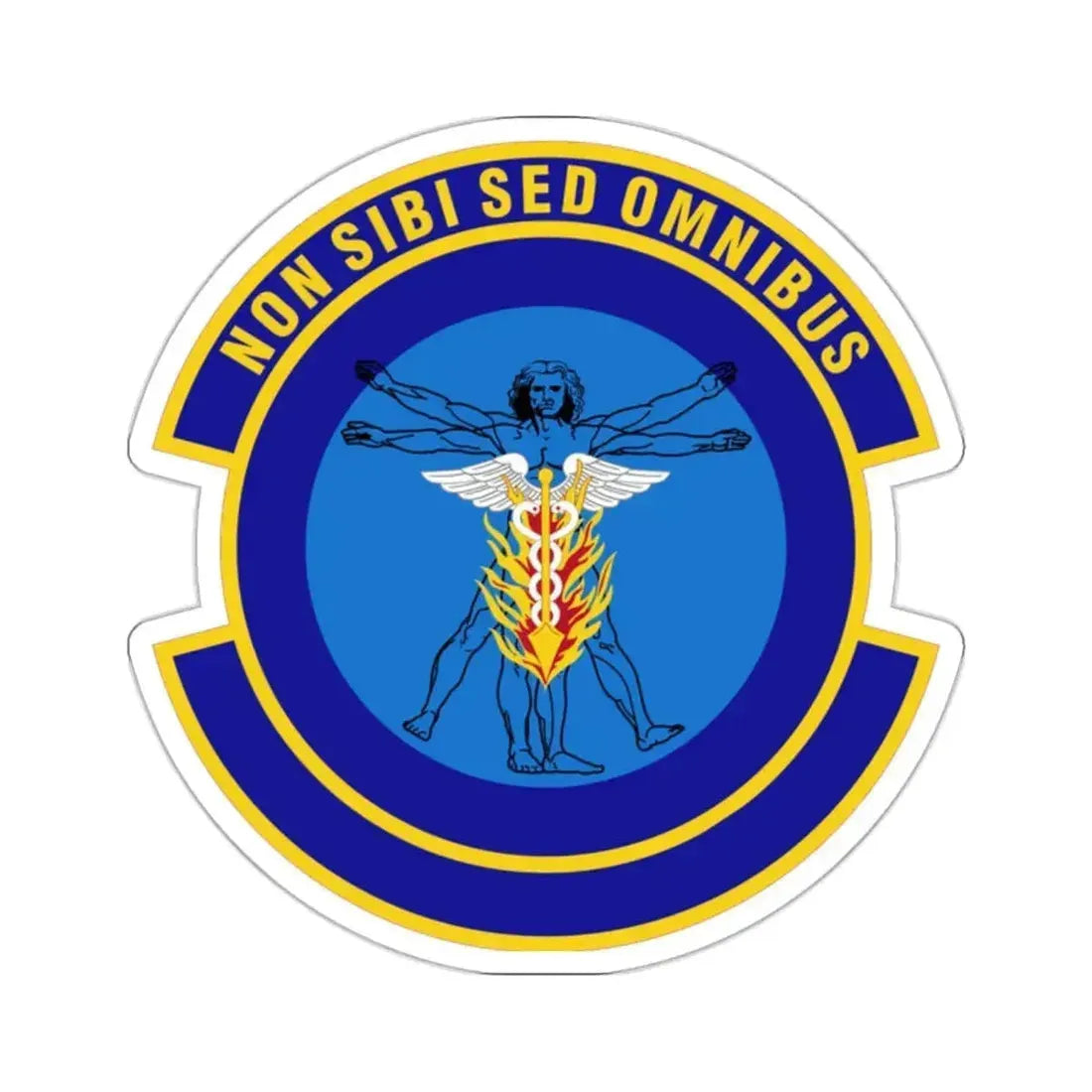 97 Operational Medical Readiness Squadron AETC (U.S. Air Force) STICKER Vinyl Kiss-Cut Decal 2 Inch White - The Sticker Space