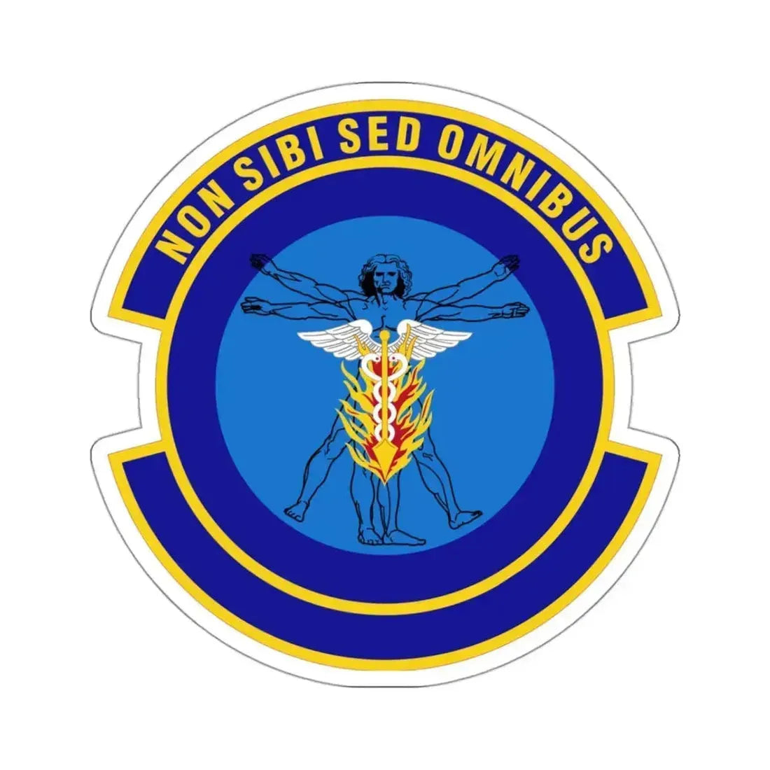 97 Operational Medical Readiness Squadron AETC (U.S. Air Force) STICKER Vinyl Kiss-Cut Decal 3 Inch White - The Sticker Space