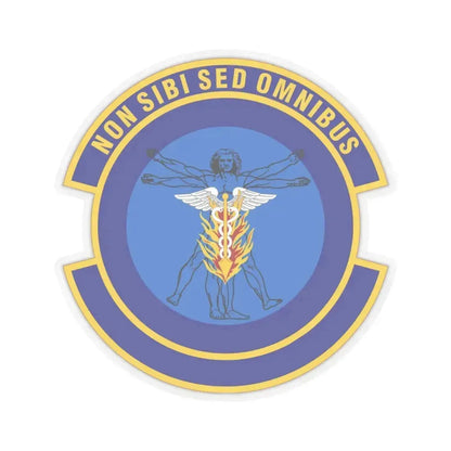 97 Operational Medical Readiness Squadron AETC (U.S. Air Force) STICKER Vinyl Kiss-Cut Decal 4 Inch Transparent - The Sticker Space