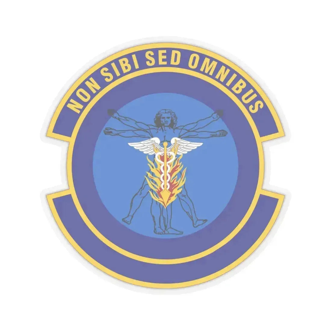 97 Operational Medical Readiness Squadron AETC (U.S. Air Force) STICKER Vinyl Kiss-Cut Decal 6 Inch Transparent - The Sticker Space