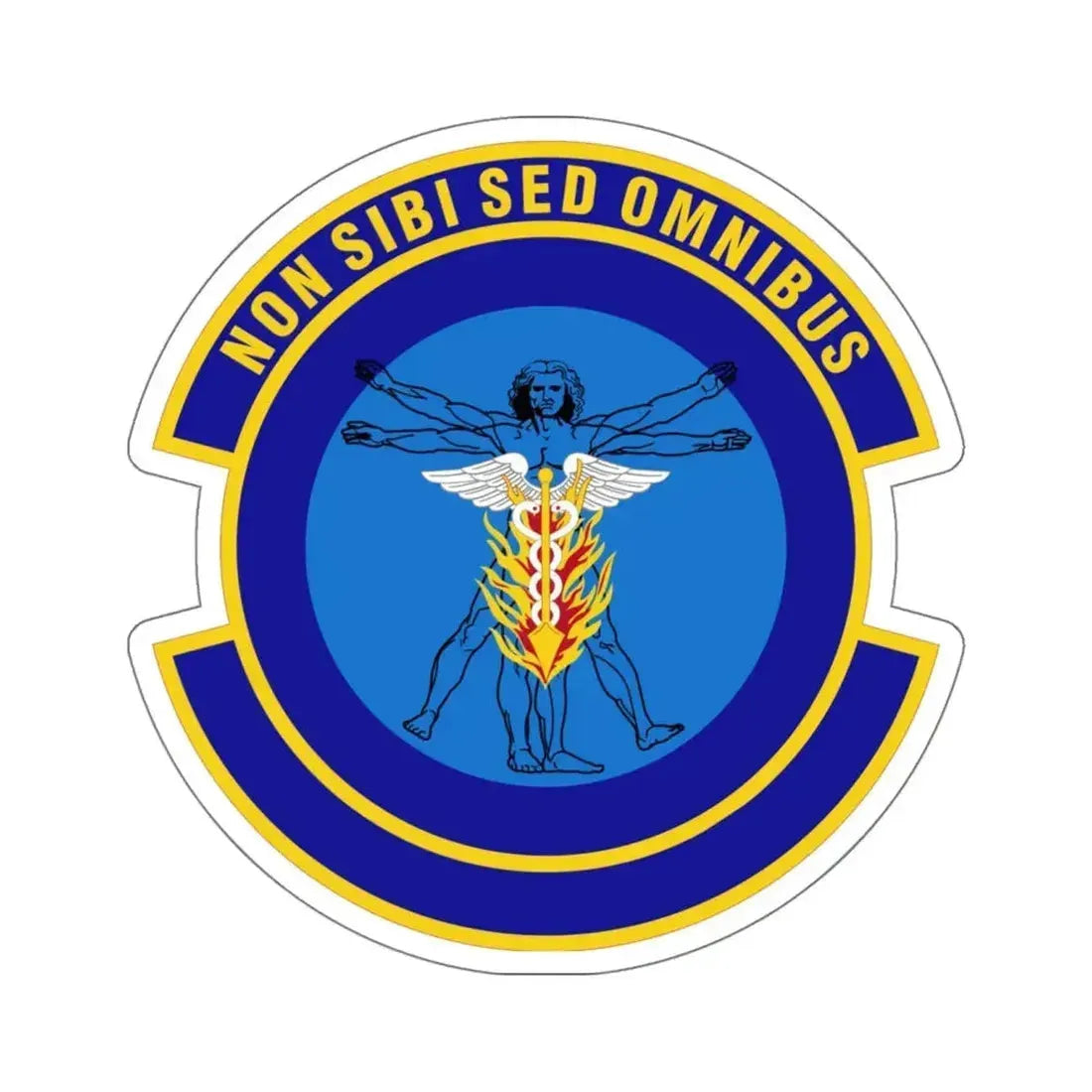 97 Operational Medical Readiness Squadron AETC (U.S. Air Force) STICKER Vinyl Kiss-Cut Decal 6 Inch White - The Sticker Space