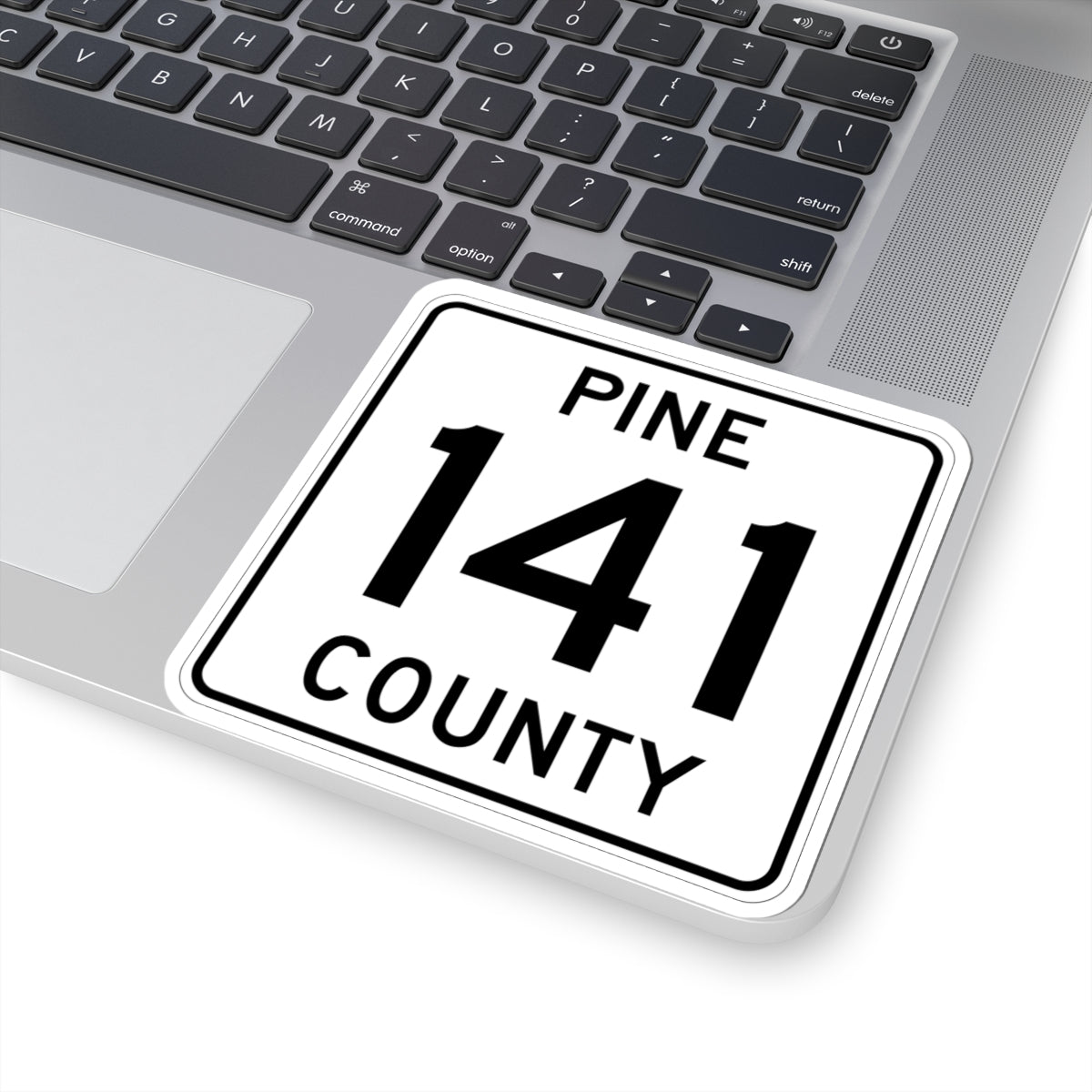 Pine County Route 141 MN (Minnesota) (Road Sign) STICKER Vinyl Kiss-Cut Decal