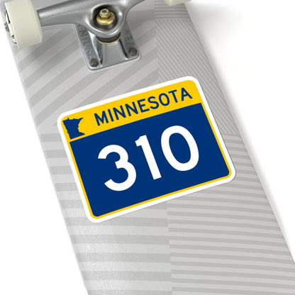 MN-310 wide (Minnesota) (Road Sign) STICKER Vinyl Kiss-Cut Decal