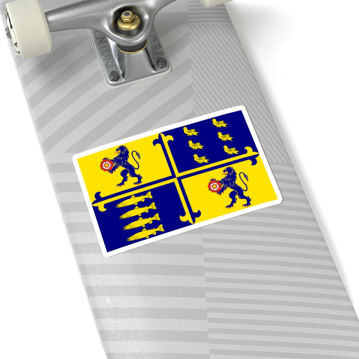 Bournemouth town flag (England) STICKER Vinyl Kiss-Cut Decal