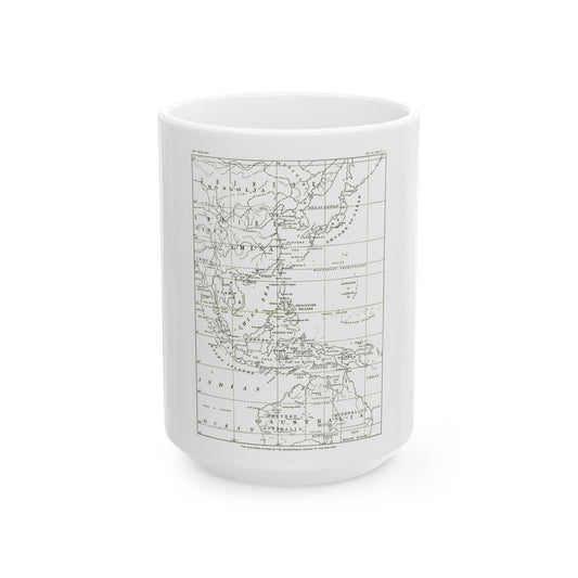 Philippines, The (1900) (Map) White Coffee Mug-15oz-The Sticker Space