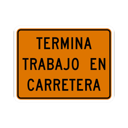 MUTCD-PR G20-2a (Puerto Rico) (Road Sign) STICKER Vinyl Kiss-Cut Decal