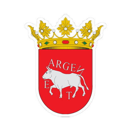 Escudo de Argente (Spain) (Coat of Arms) STICKER Vinyl Kiss-Cut Decal
