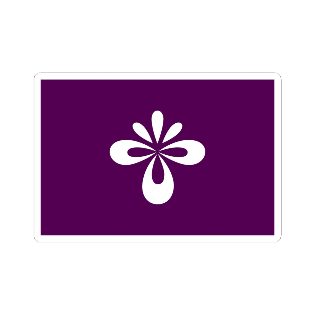 Flag of Nagai Yamagata (Japan) STICKER Vinyl Kiss-Cut Decal