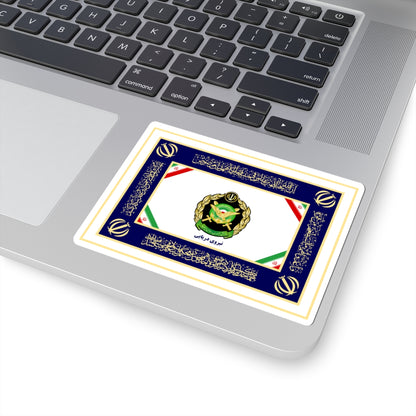Flag of the Islamic Republic of Iran Navy of Army (Iran) STICKER Vinyl Kiss-Cut Decal