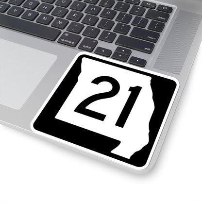 MO-21 (Missouri) (Road Sign) STICKER Vinyl Kiss-Cut Decal