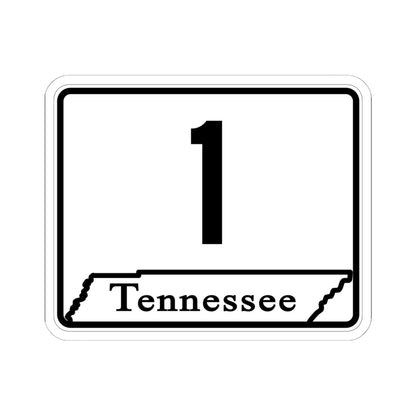 Tennessee template (Tennessee) (Road Sign) STICKER Vinyl Kiss-Cut Decal
