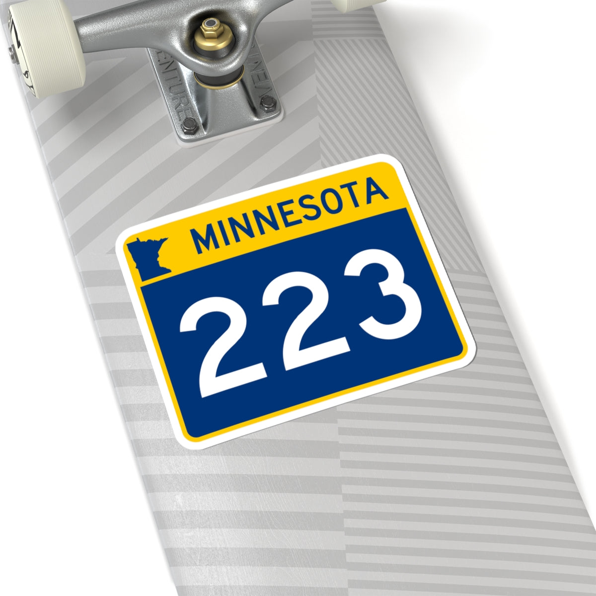 MN-223 wide (Minnesota) (Road Sign) STICKER Vinyl Kiss-Cut Decal