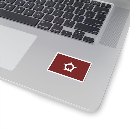 Flag of Ōno Fukui (Japan) STICKER Vinyl Kiss-Cut Decal
