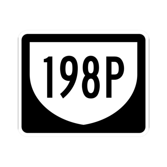 PR urban primary 198P (Puerto Rico) (Road Sign) STICKER Vinyl Kiss-Cut Decal