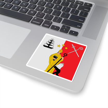 Flag of Norbert Brunner (Switzerland) STICKER Vinyl Kiss-Cut Decal