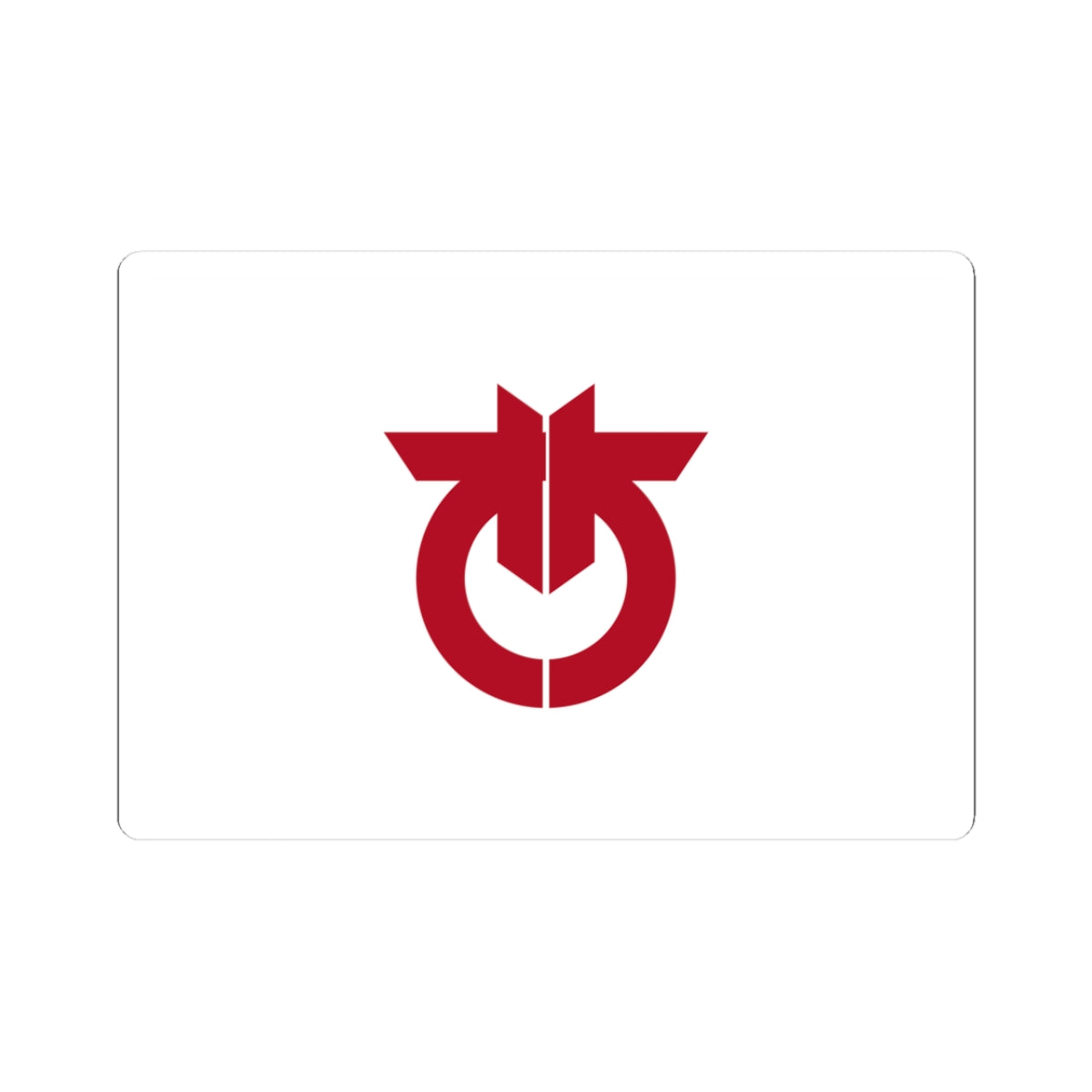Flag of Okegawa Saitama (Japan) STICKER Vinyl Kiss-Cut Decal