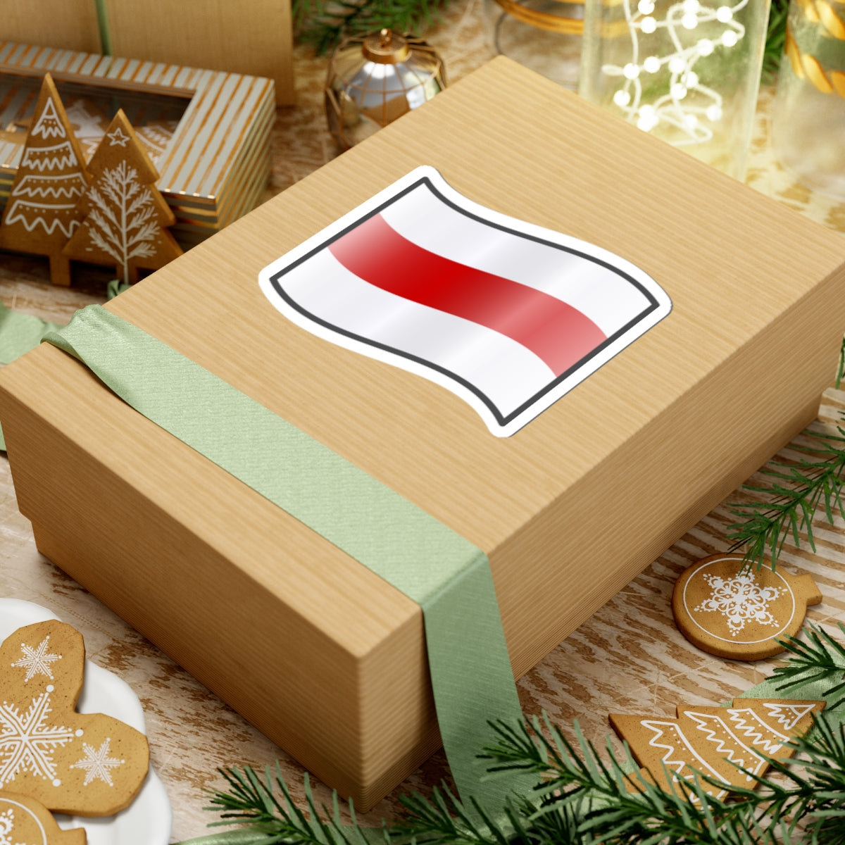 Nuvola Belarus flag 1991 (Belarus) STICKER Vinyl Kiss-Cut Decal